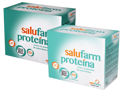 salufarm proteina suero lacteo estuche sobres